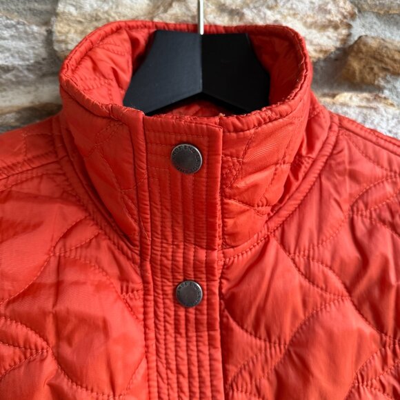 LANDS’ END Women's Burnt Orange Quilted Lightweight Jacket Coat X-Small XS (2-4) - Picture 3 of 16